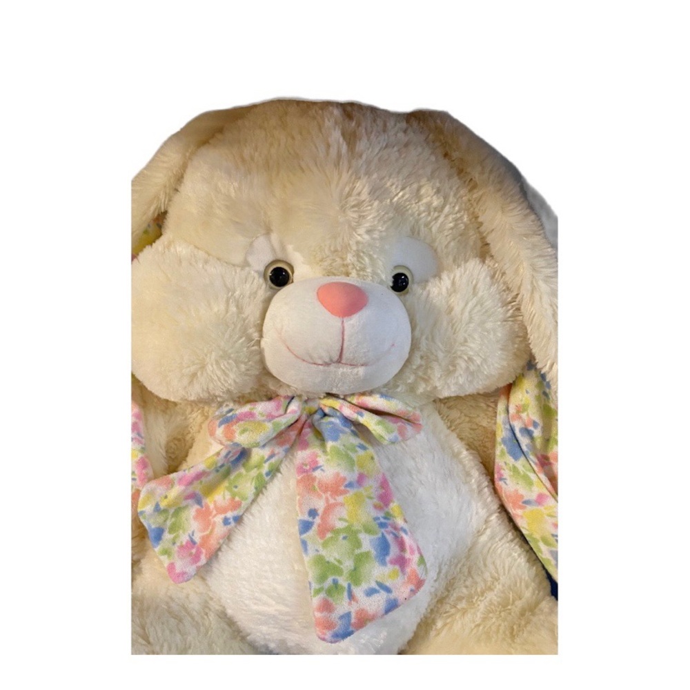Goffa International Corp 21”x23” Big Plush Bunny Rabbit Huge Easter Valentines - Picture 2 of 5